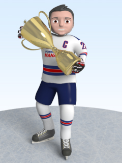 Hockey mascot Hockey mascot