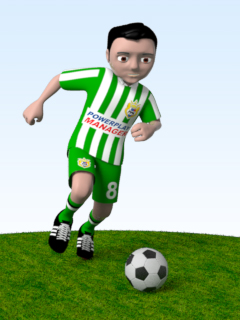 Soccer mascot Soccer mascot